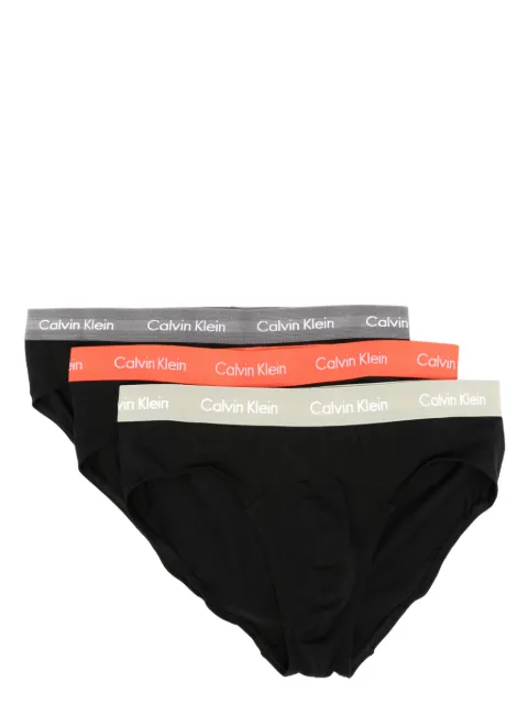 Calvin Klein Underwear logo-waistband briefs (pack of three)