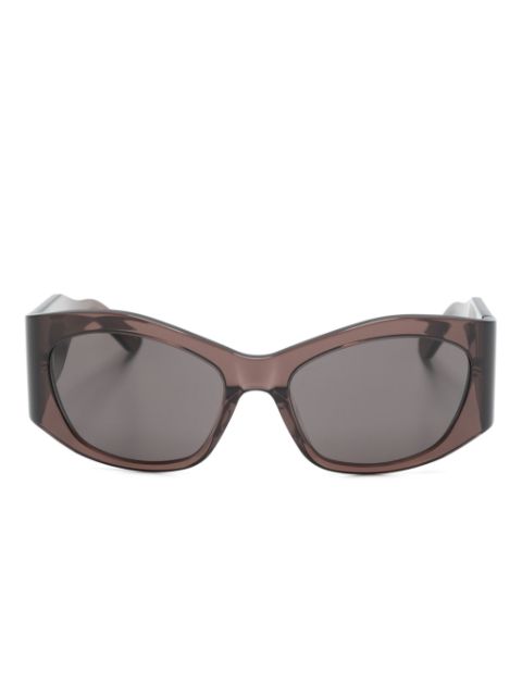 Balenciaga Eyewear transparent geometric-frame sunglasses Women