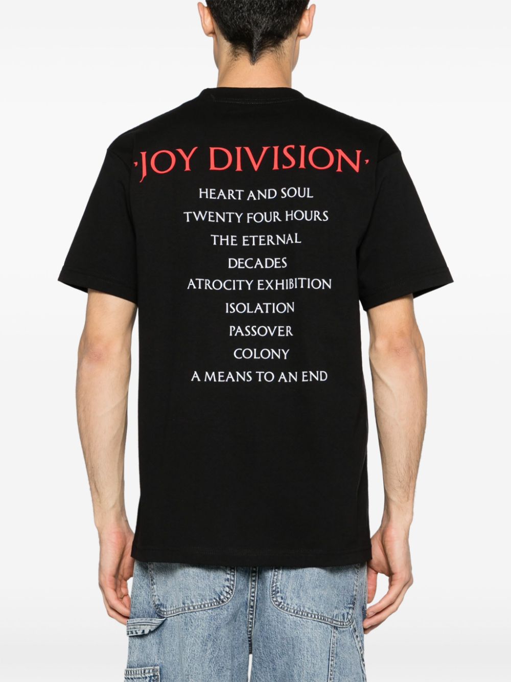 Shop Pleasures X Joy Division Photograph-print T-shirt In Black