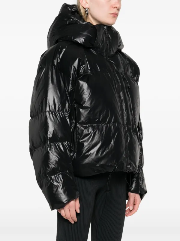Adidas By Stella McCartney logo-patch Puffer Jacket | Black