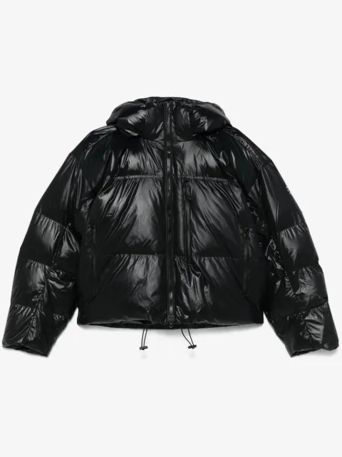 adidas by Stella McCartney пуховик с нашивкой-логотипом