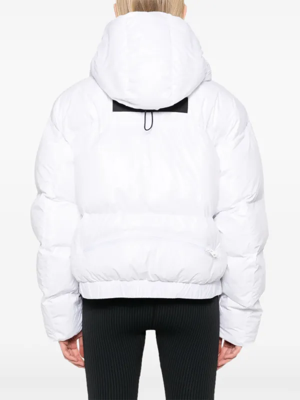 Adidas By Stella McCartney Hooded Puffer Jacket | White