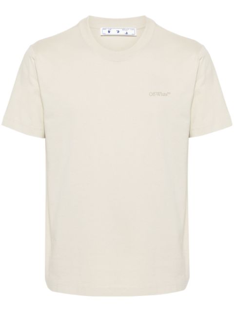 Off-White T-shirt met patroon