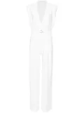 Norma Kamali cropped-leg jumpsuit - White