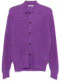 Auralee shirt cardigan - Purple