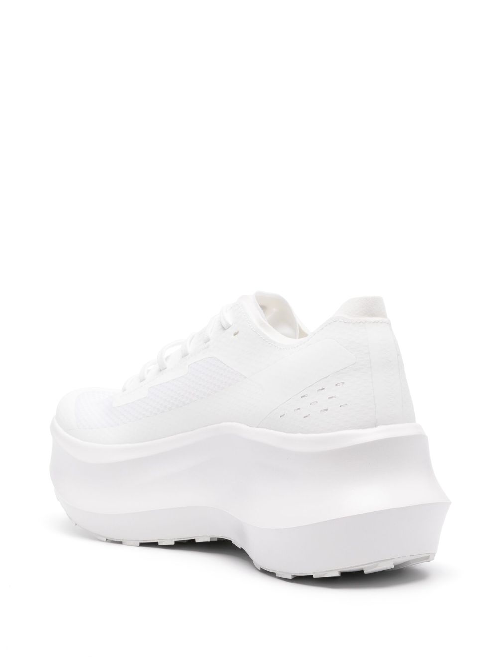 Black Comme Des Garçons x Salomon Phantasm platform sneakers White