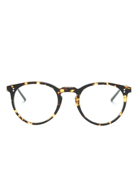 Oliver Peoples tortoiseshell round-frame glasses