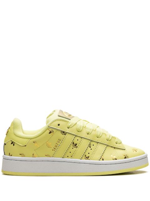 adidas Campus 00s "Allover Debossed Trefoils-Pulse Yellow" sneakers WOMEN