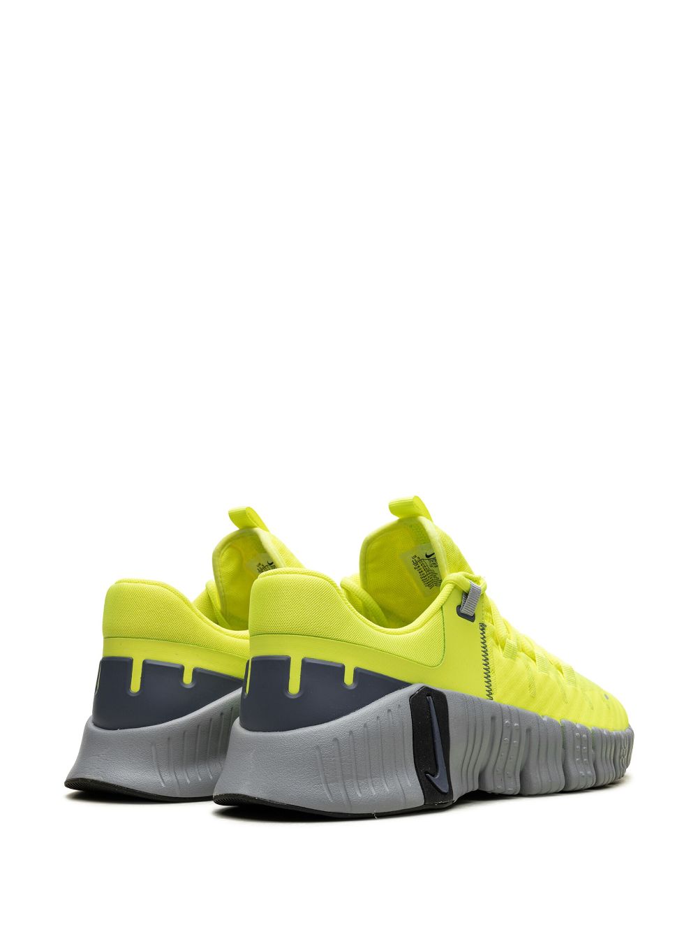 Shop Nike Free Metcon 5 "volt/wolf Grey" Sneakers In Green