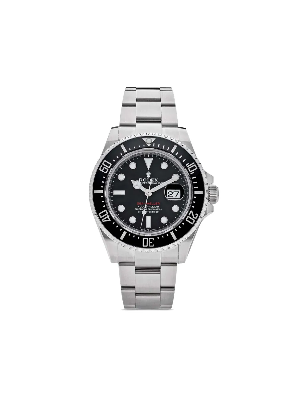 Rolex 2021 pre owned Deepsea Sea Dweller 43mm unisex stainless steel One Size Black