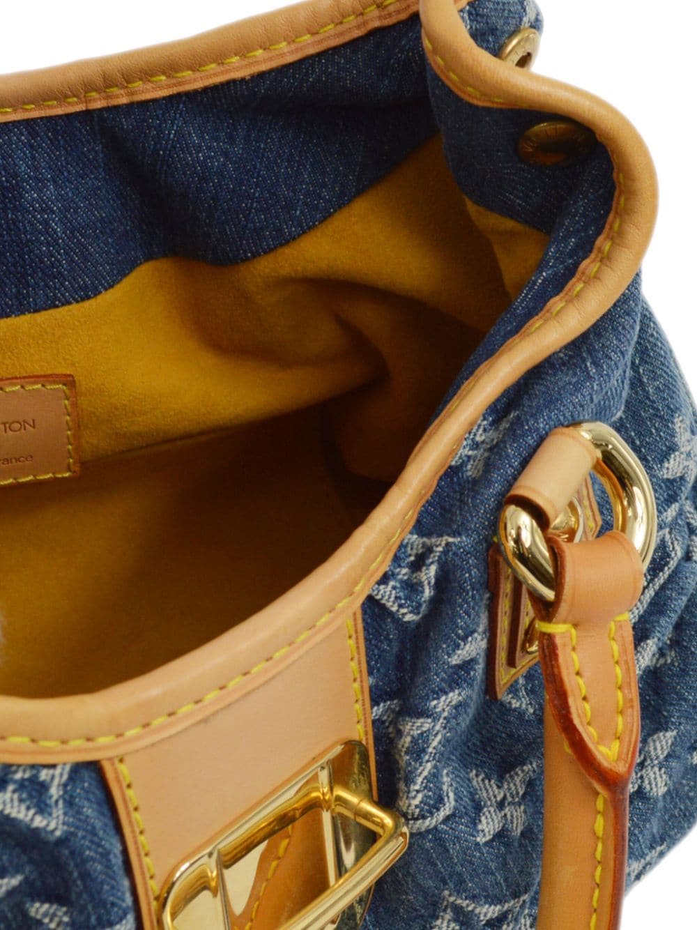 Pre-owned Louis Vuitton Pleaty 手提包（2005年典藏款） In Blue