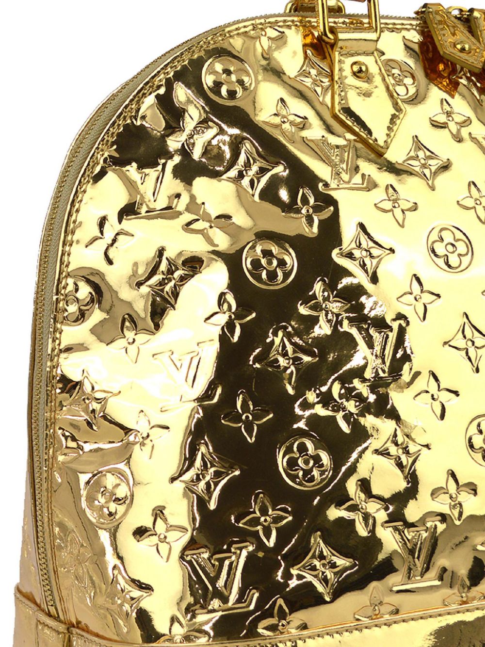 Pre-owned Louis Vuitton Alma Gm 手提包（2008年典藏款） In Gold