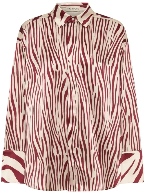Chemise oversize à boutonnière - Nicholas - Modalova