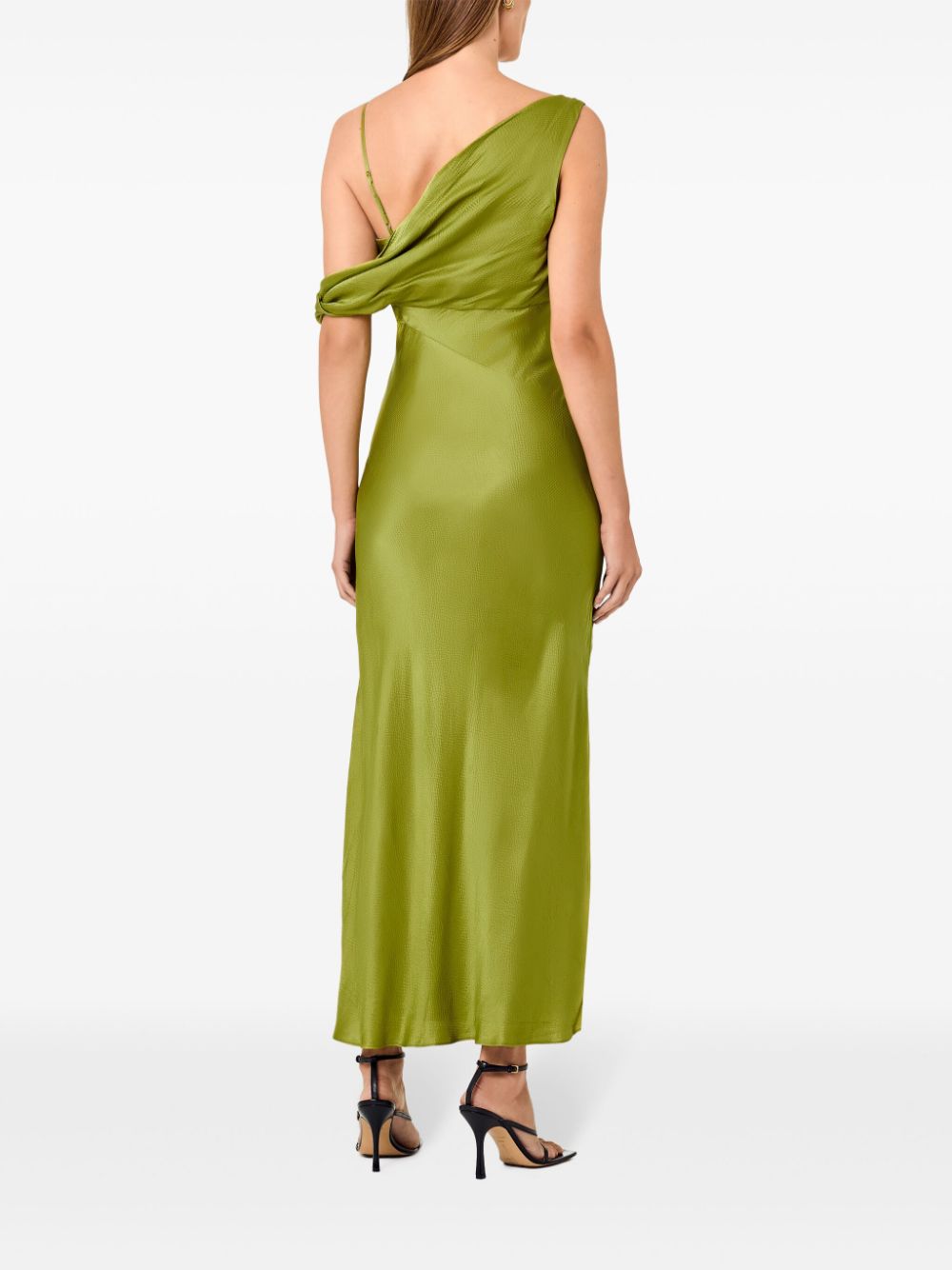 Shop Nicholas Finley Midi Dress In Green
