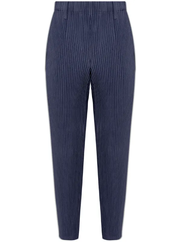 HOMME PLISSE ISSEY MIYAKE テーパードプリーツパンツ 中古・古着通販】HOMME PLISSE ISSEY MIYAKE (オムプリッセ