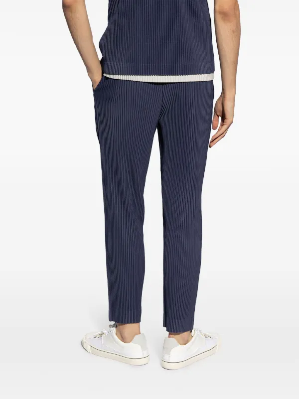 HOMME PLISSE ISSEY MIYAKEオムプリッセ　テーパードパンツ Homme Plissé Issey Miyake プリーツ テーパードパンツ | ブルー
