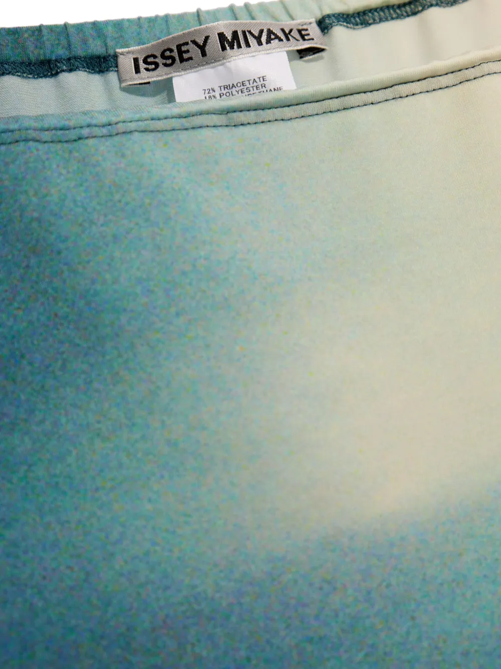 Issey Miyake Kokerrok met abstracte print Blauw