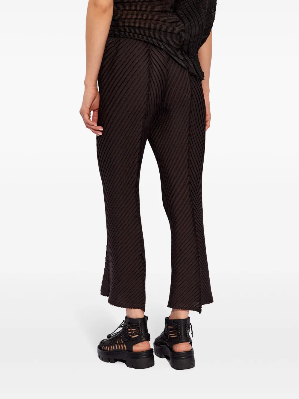 Issey Miyake Cropped broek Bruin