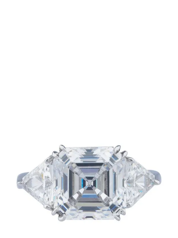 Fantasia By Deserio 14kt White Gold simulated-diamond Ring