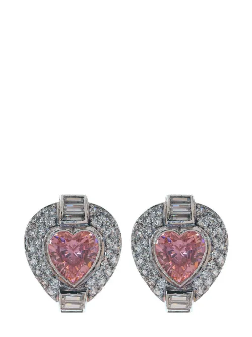 Puces d'oreilles Heart en or 14ct - Fantasia by Deserio - Modalova