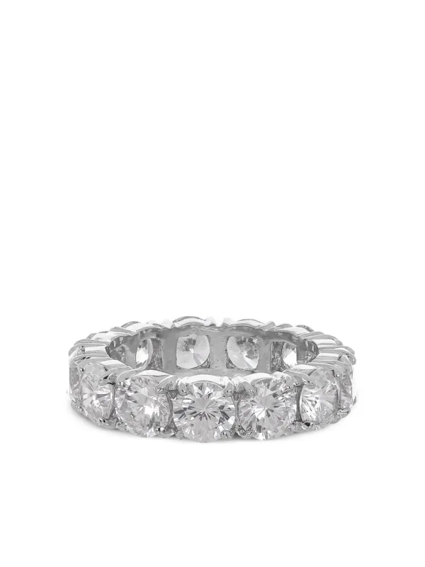 Fantasia By Deserio 14kt White Gold Eternity Ring Silver FARFETCH PH