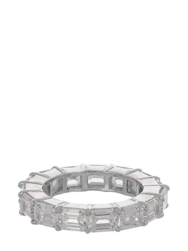 Fantasia By Deserio 14kt White Gold Cubic Zirconia Eternity Ring White  FARFETCH PH