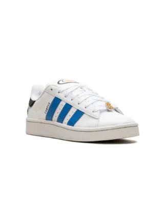 adidas gazelle silver green womens adidas Originals CAMPUS 00s J Sneakers Dark Green / Cloud White / Off White