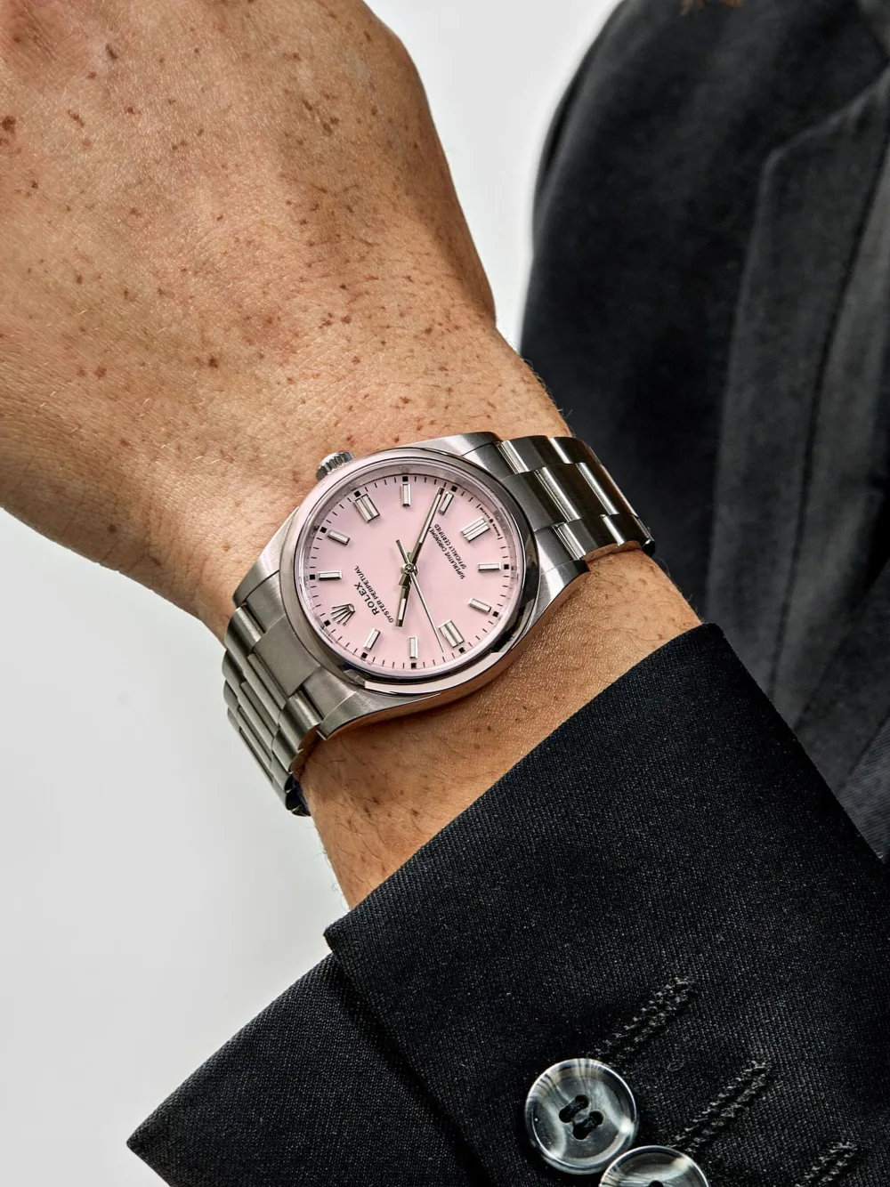 Rolex oyster perpetual 36 pink sale