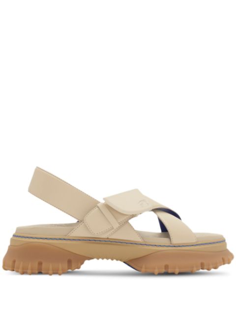 Burberry leather pebble sandals Women