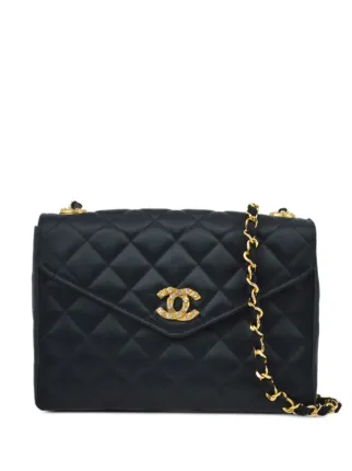 CHANEL Pre-Owned 1985-1990 クラシック フラップ ショルダーバッグ | ブラック | FARFETCH JP