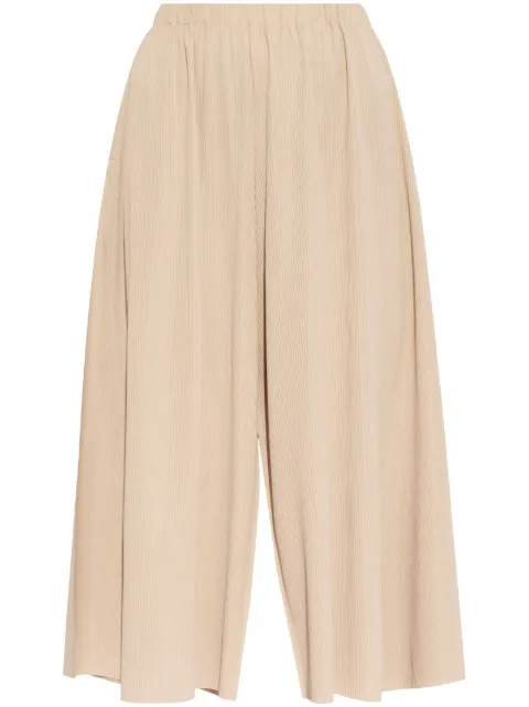 Pleats Please Issey Miyake pantalones capri con diseño plisado