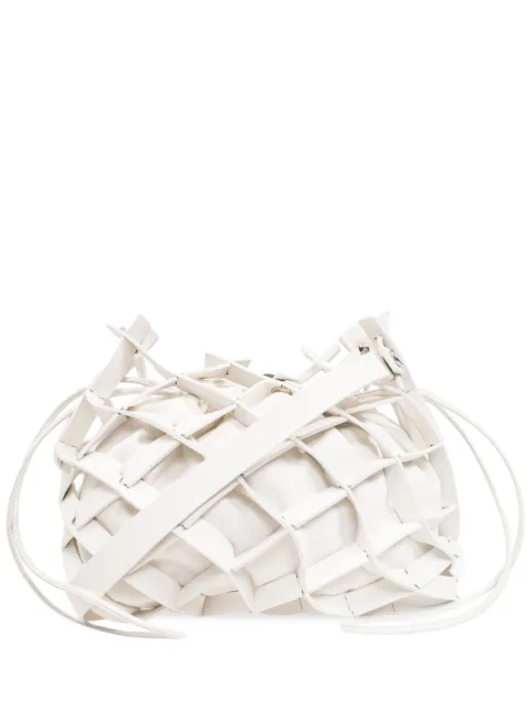 Issey Miyake bolsa de hombro con correas cruzadas