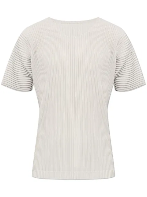 Homme Plissé Issey Miyake pleated short-sleeve T-shirt 
