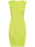 Pleats Please Issey Miyake plissé sleeveless minidress - Green