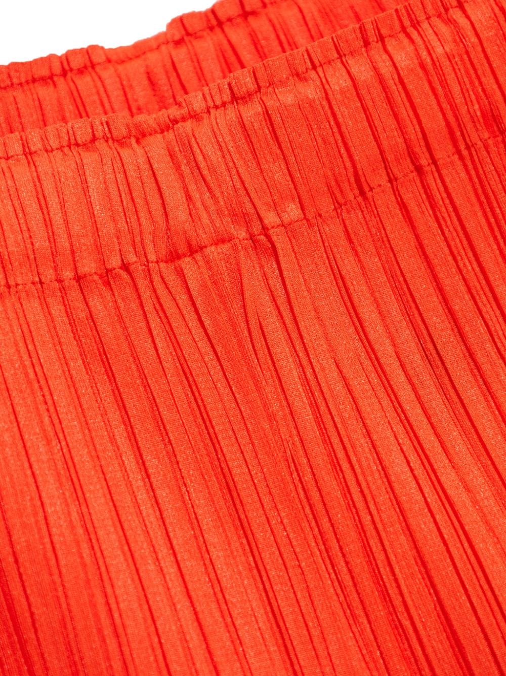 Shop Issey Miyake Miyake Plissé-effect Shorts In Orange