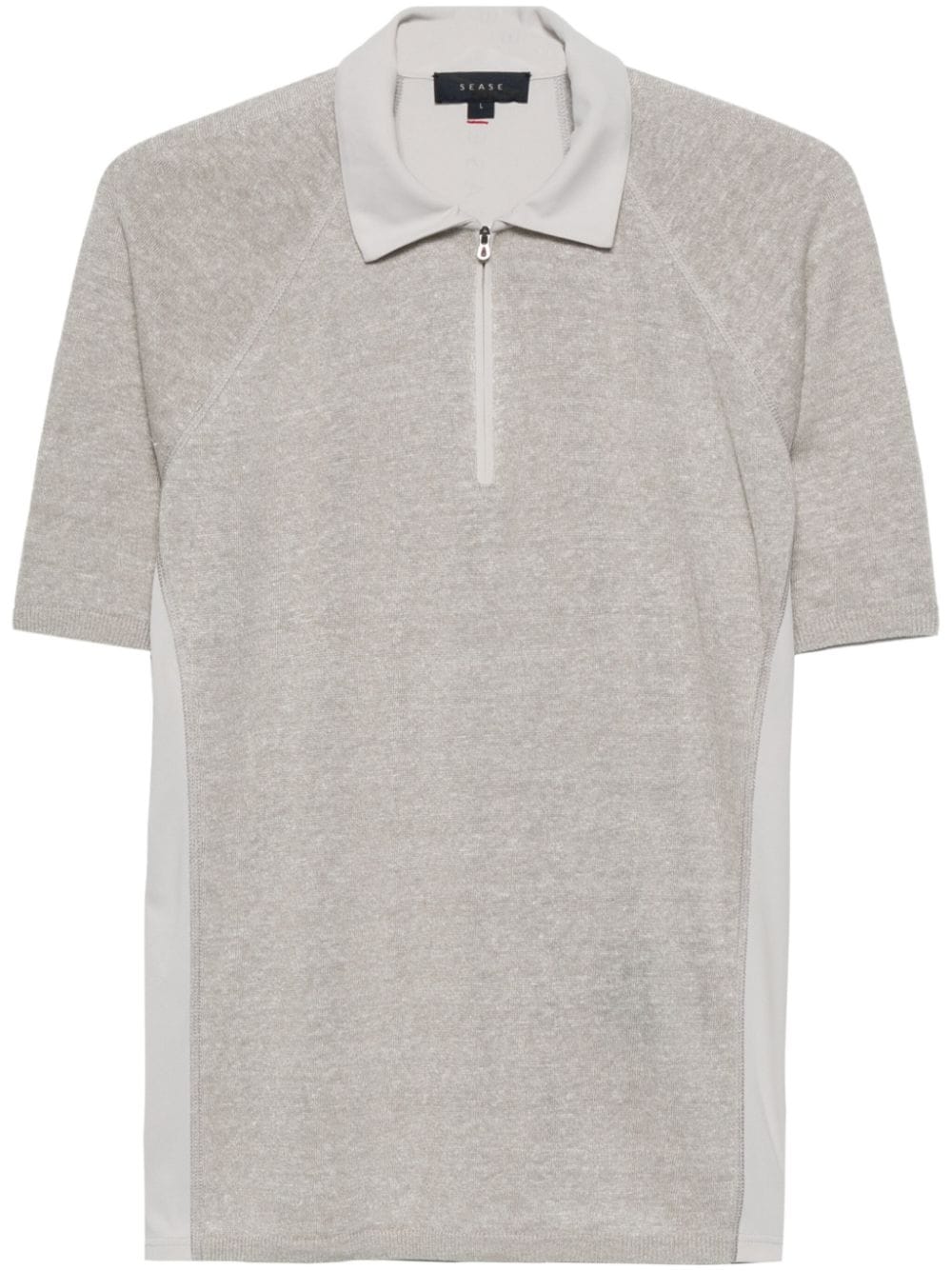 Sease Hybrid Polo Shirt In Gray
