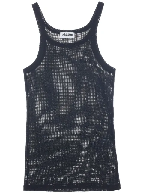 Magliano 大圆领网眼坦克背心