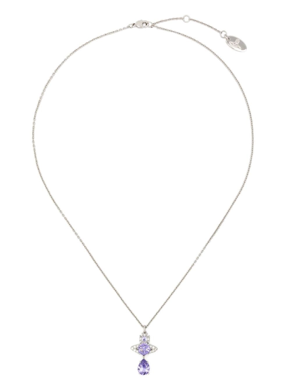 Vivienne Westwood Ismene Orb-pendant Necklace In Silber