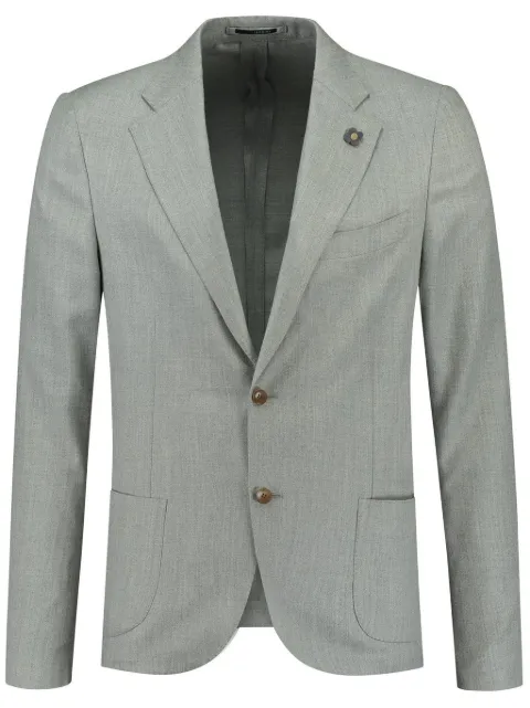 Lardini brooch-detail single-breasted blazer