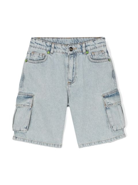 Barrow kids denim cargo shorts