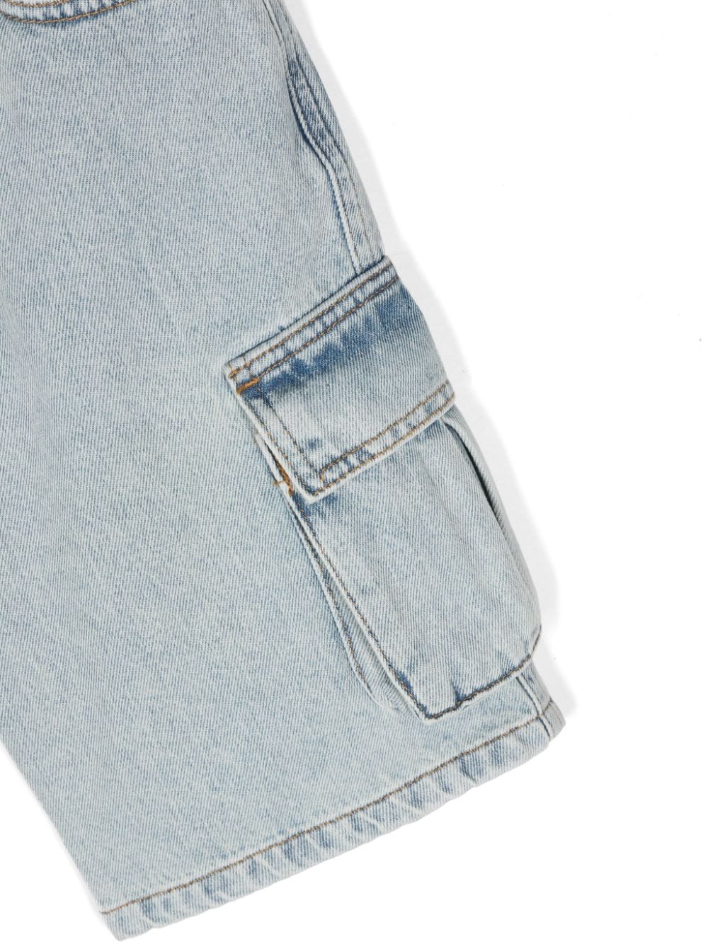 BARROW DENIM CARGO SHORTS 