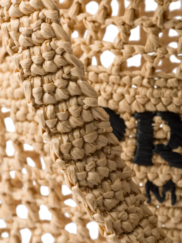 Prada ラフィア ハンドバッグ | ニュートラル | FARFETCH JP