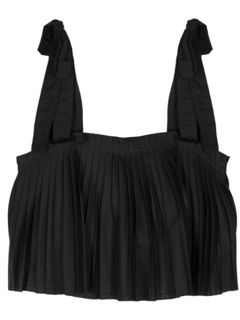 Ulla Johnson pleated cropped tank top