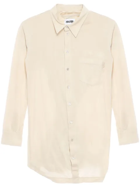Magliano asymmetric cotton shirt