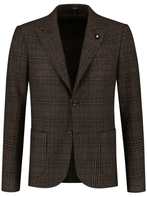 Lardini Blazer monopetto con dettaglio spilla