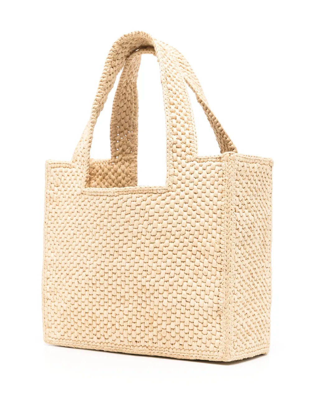 Loewe Mini Font Tote Bag In Neutrals