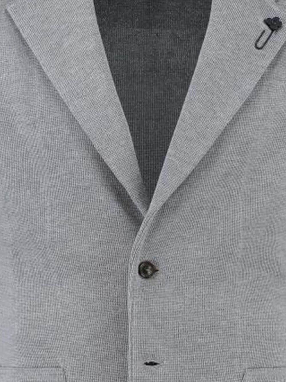 Lardini Blazer met broche Grijs