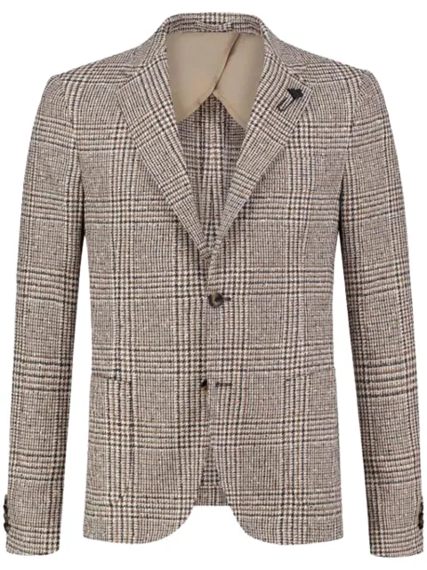 Lardini blazer con botones y detalle de broche