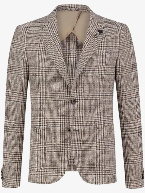 Lardini brooch-detail single-breasted blazer