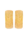 Susan Caplan Vintage 1980s Monet clip-on hoop earrings - Gold